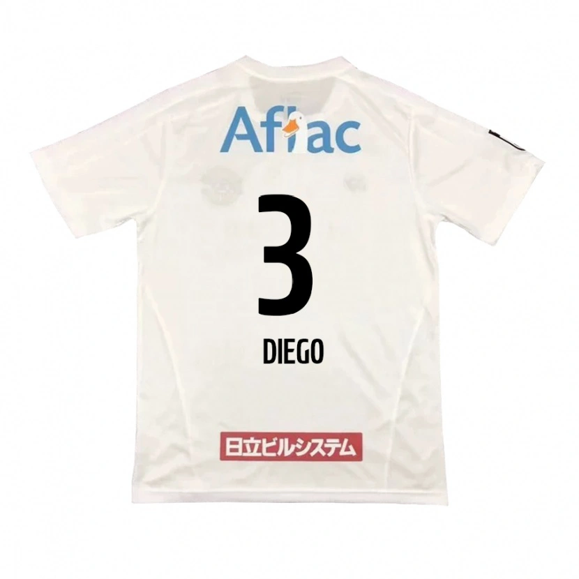 Danxen Barn Diego #3 Ljusgrå Beige Bortatröja Matchtröjor 2025/26 Tröjor T-Tröja