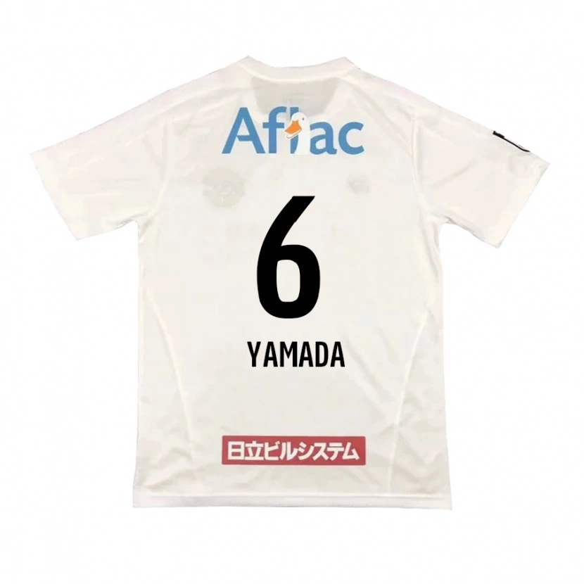 Danxen Barn Yuto Yamada #6 Ljusgrå Beige Bortatröja Matchtröjor 2025/26 Tröjor T-Tröja