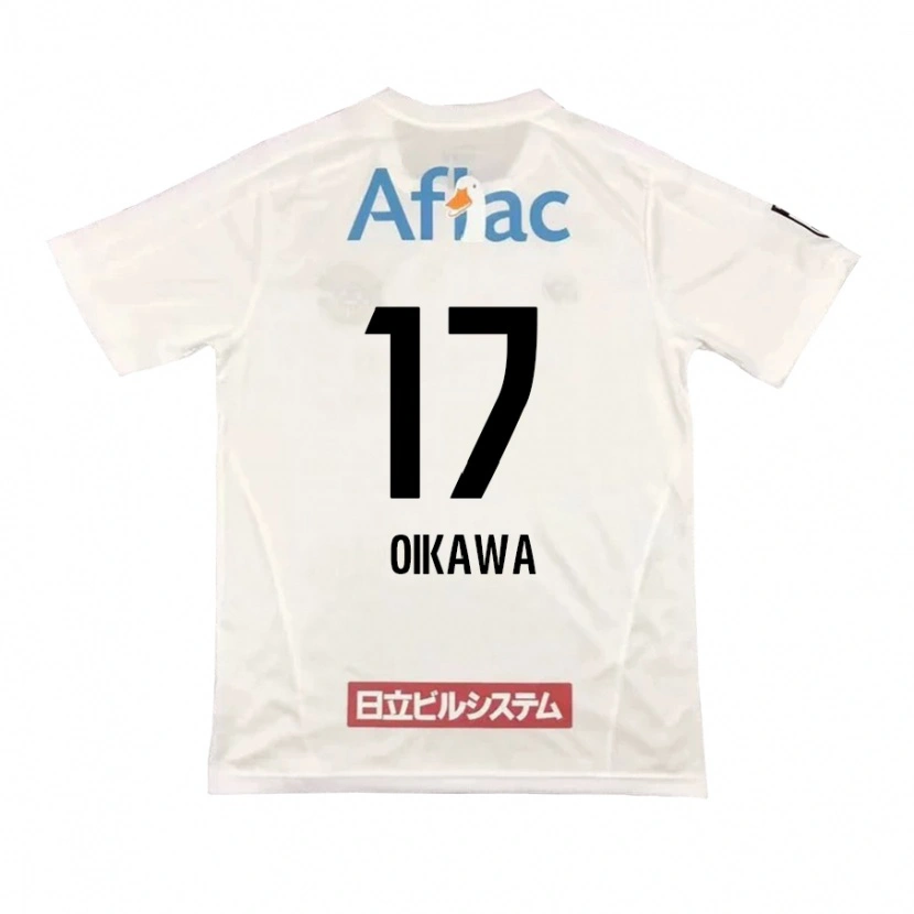 Danxen Barn Koki Oikawa #17 Ljusgrå Beige Bortatröja Matchtröjor 2025/26 Tröjor T-Tröja