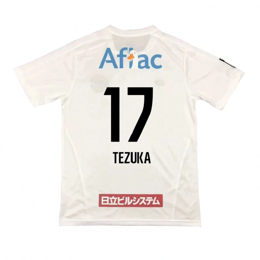 Danxen Barn Kohei Tezuka #17 Ljusgrå Beige Bortatröja Matchtröjor 2025/26 Tröjor T-Tröja
