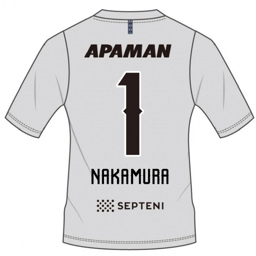 Danxen Barn Seigo Nakamura #1 Ljusgrå Bortatröja Matchtröjor 2025/26 Tröjor T-Tröja