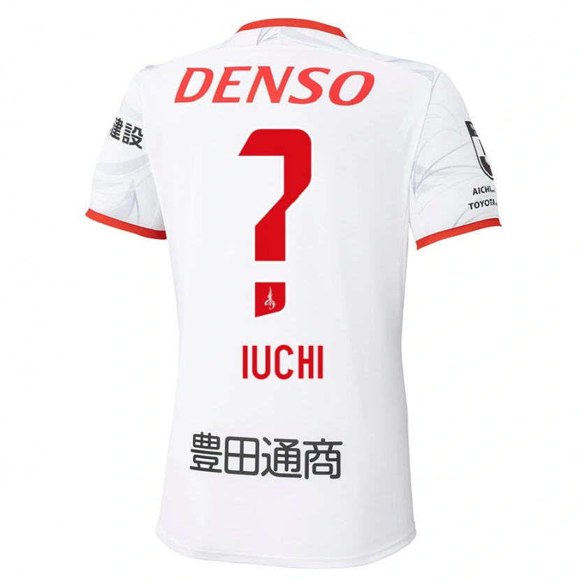Danxen Barn Yosuke Iuchi #0 Vit Röd Bortatröja Matchtröjor 2025/26 Tröjor T-Tröja