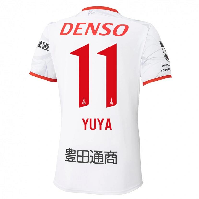 Danxen Barn Yuya Yamagishi #11 Vit Röd Bortatröja Matchtröjor 2025/26 Tröjor T-Tröja