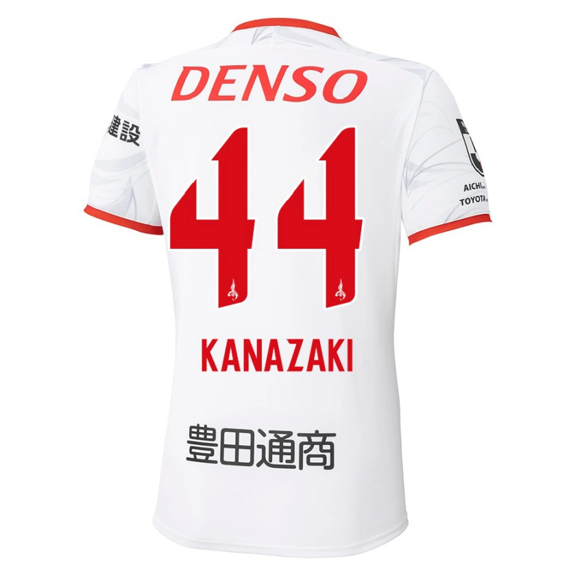 Danxen Barn Mu Kanazaki #44 Vit Röd Bortatröja Matchtröjor 2025/26 Tröjor T-Tröja
