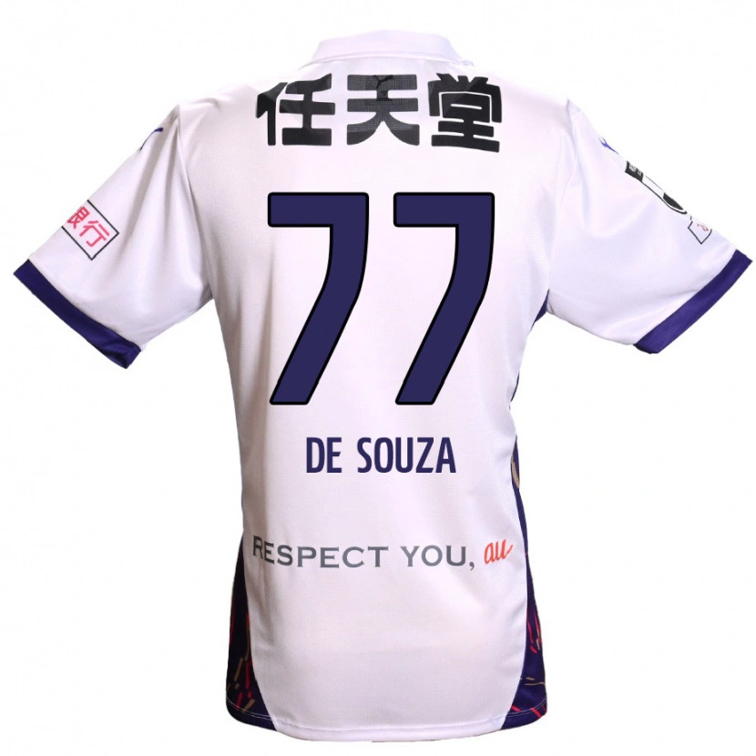 Danxen Barn Murilo De Souza #77 Vit Lila Svart Bortatröja Matchtröjor 2025/26 Tröjor T-Tröja