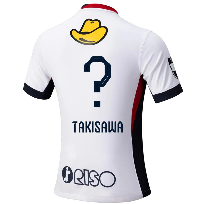 Danxen Barn Shu Takisawa #0 Vit Svart Bortatröja Matchtröjor 2025/26 Tröjor T-Tröja