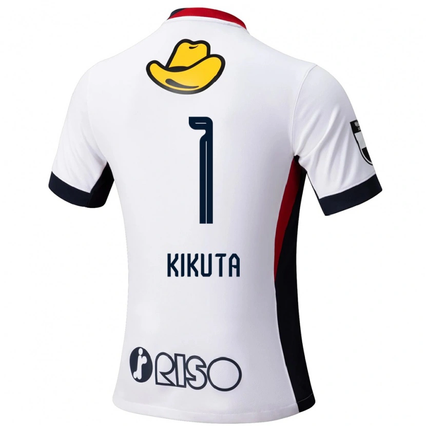 Danxen Barn Shuto Kikuta #1 Vit Svart Bortatröja Matchtröjor 2025/26 Tröjor T-Tröja