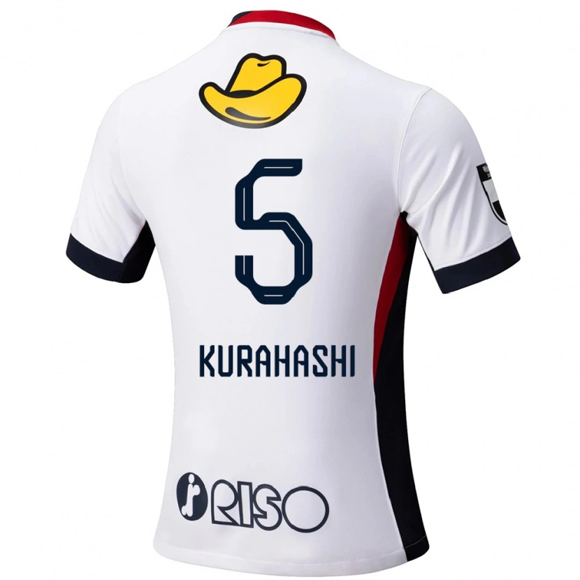 Danxen Barn Koki Kurahashi #5 Vit Svart Bortatröja Matchtröjor 2025/26 Tröjor T-Tröja