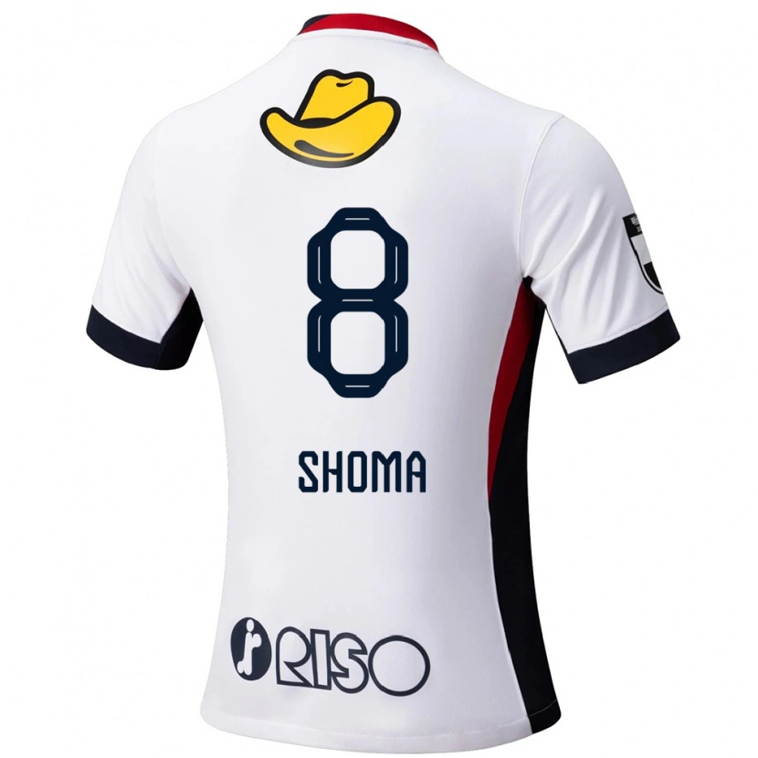 Danxen Barn Shoma Doi #8 Vit Svart Bortatröja Matchtröjor 2025/26 Tröjor T-Tröja