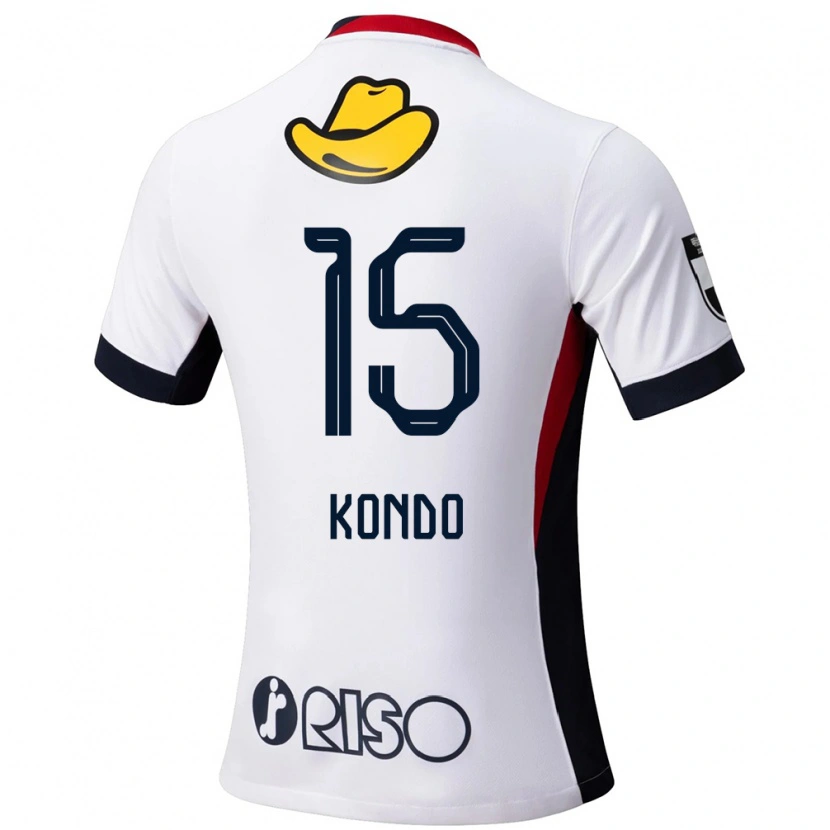 Danxen Barn Daisuke Kondo #15 Röd Svart Bortatröja Matchtröjor 2025/26 Tröjor T-Tröja
