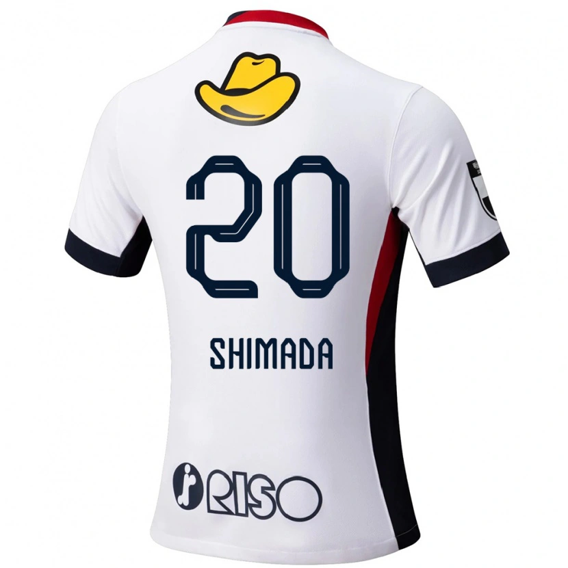 Danxen Barn Victor Shimada #20 Vit Svart Bortatröja Matchtröjor 2025/26 Tröjor T-Tröja