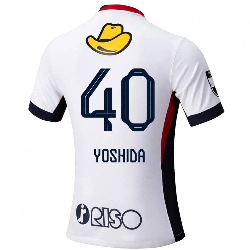 Danxen Barn Minato Yoshida #40 Vit Svart Bortatröja Matchtröjor 2025/26 Tröjor T-Tröja