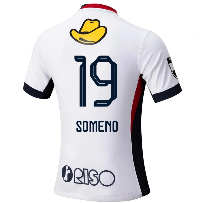 Danxen Barn Itsuki Someno #19 Vit Svart Bortatröja Matchtröjor 2025/26 Tröjor T-Tröja