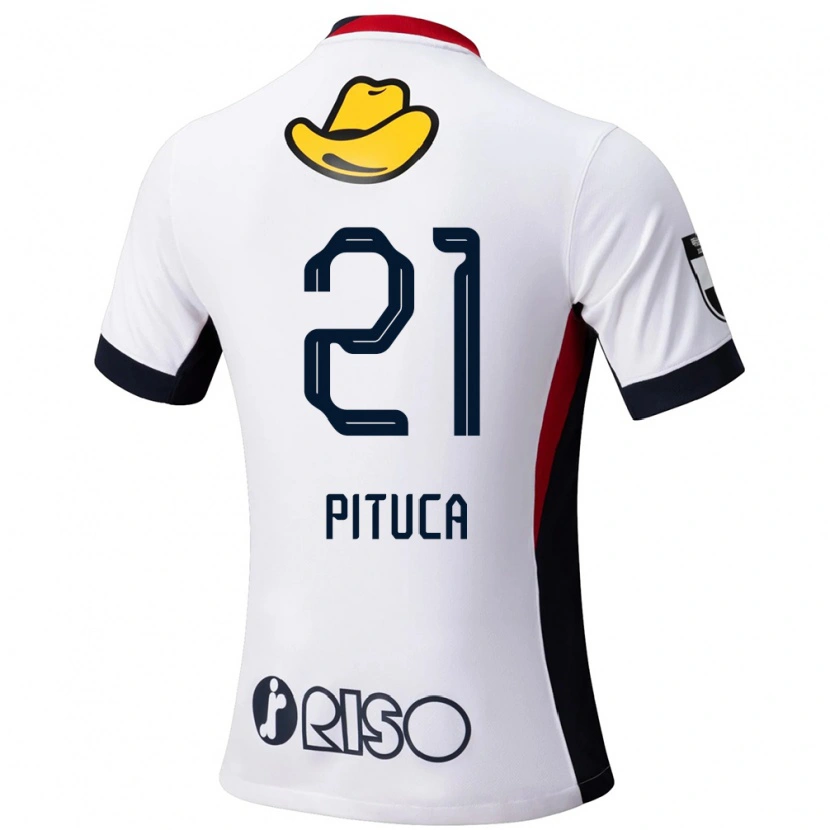 Danxen Barn Diego Pituca #21 Vit Svart Bortatröja Matchtröjor 2025/26 Tröjor T-Tröja