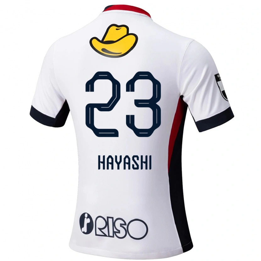 Danxen Barn Naoki Hayashi #23 Vit Svart Bortatröja Matchtröjor 2025/26 Tröjor T-Tröja