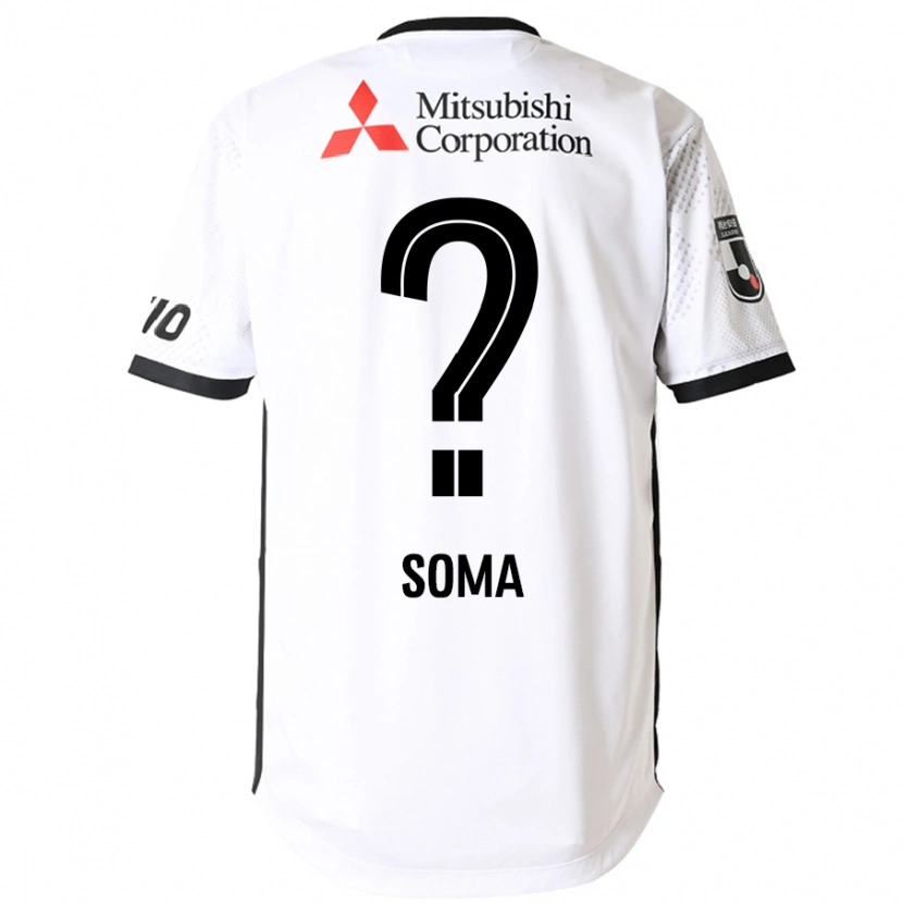 Danxen Barn Rikuto Soma #0 Vit Svart Bortatröja Matchtröjor 2025/26 Tröjor T-Tröja
