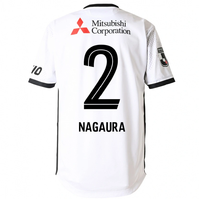 Danxen Barn Koshi Nagaura #2 Vit Svart Bortatröja Matchtröjor 2025/26 Tröjor T-Tröja