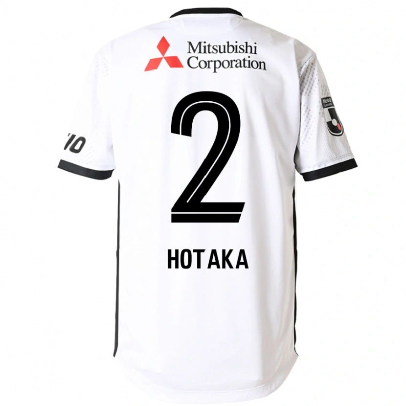 Danxen Barn Hotaka Nakamura #2 Vit Svart Bortatröja Matchtröjor 2025/26 Tröjor T-Tröja