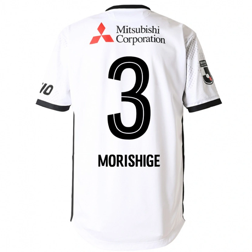 Danxen Barn Masato Morishige #3 Vit Svart Bortatröja Matchtröjor 2025/26 Tröjor T-Tröja