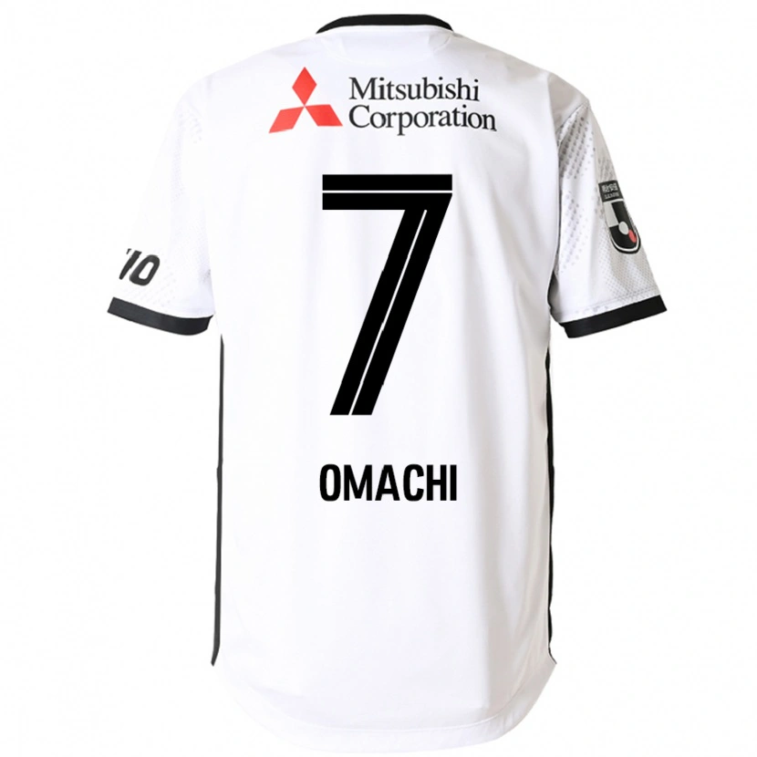 Danxen Barn Hyugo Omachi #7 Vit Svart Bortatröja Matchtröjor 2025/26 Tröjor T-Tröja