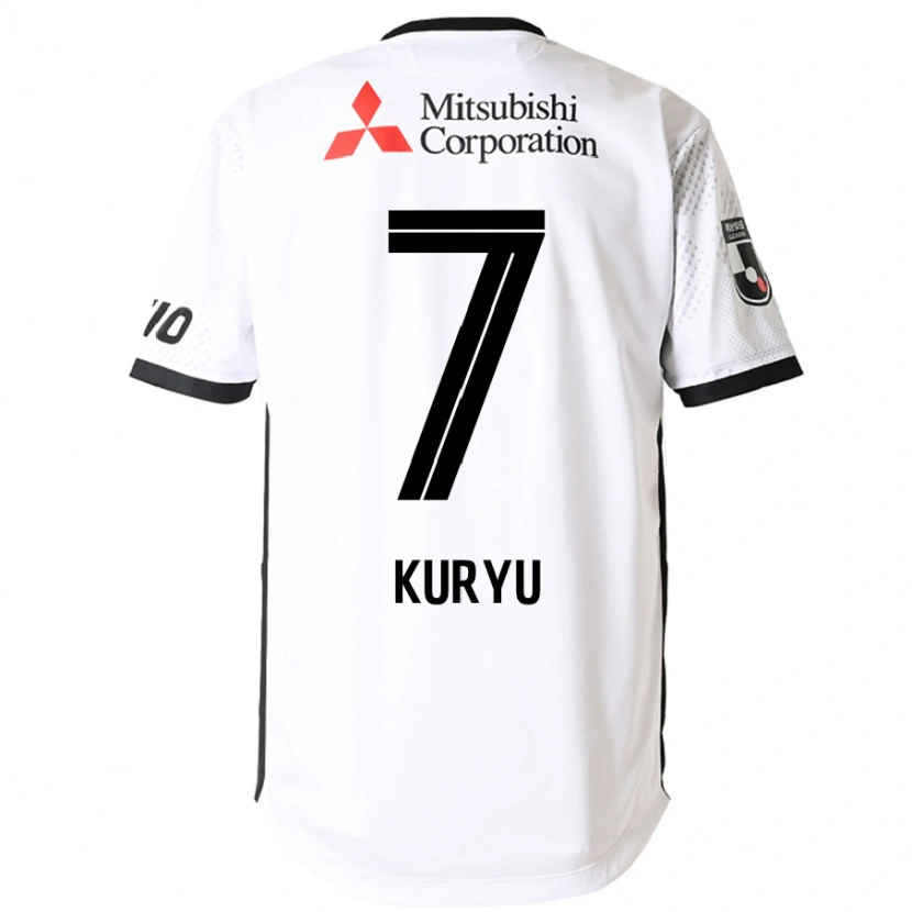 Danxen Barn Kuryu Matsuki #7 Vit Svart Bortatröja Matchtröjor 2025/26 Tröjor T-Tröja