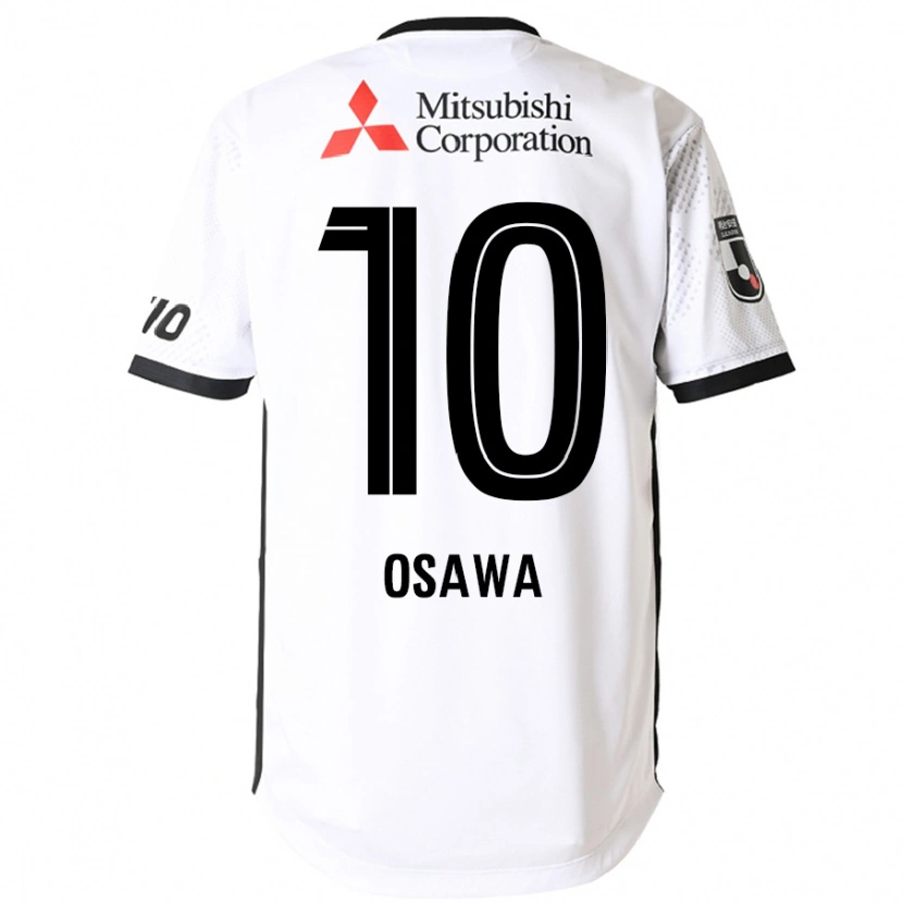 Danxen Barn Shuzo Osawa #10 Vit Svart Bortatröja Matchtröjor 2025/26 Tröjor T-Tröja