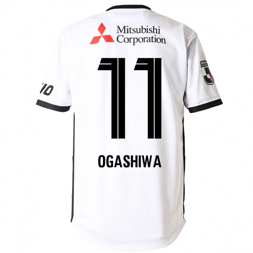 Danxen Barn Tsuyoshi Ogashiwa #11 Vit Svart Bortatröja Matchtröjor 2025/26 Tröjor T-Tröja