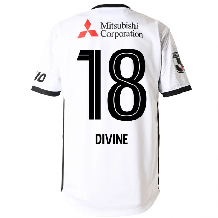 Danxen Barn Divine Chinedu Otani #18 Vit Svart Bortatröja Matchtröjor 2025/26 Tröjor T-Tröja