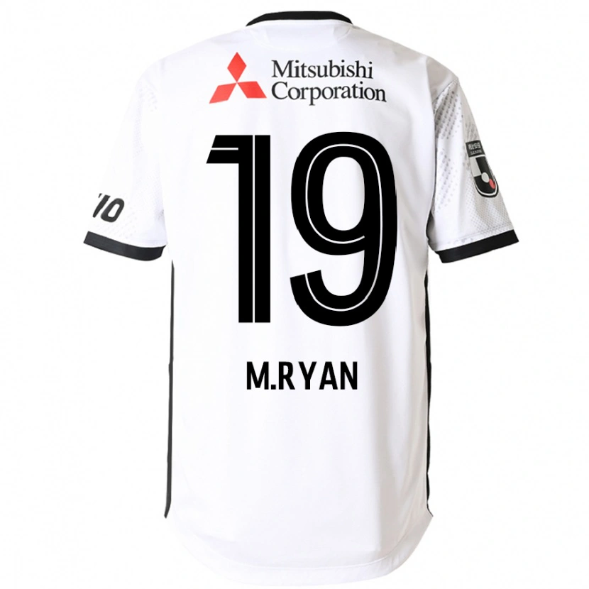 Danxen Barn Marcelo Ryan #19 Vit Svart Bortatröja Matchtröjor 2025/26 Tröjor T-Tröja