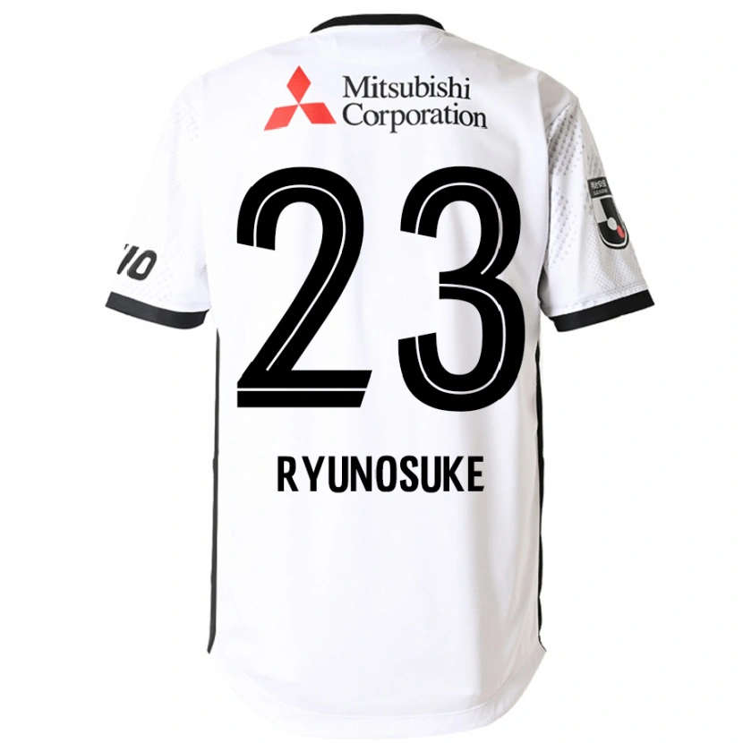 Danxen Barn Ryunosuke Sato #23 Vit Svart Bortatröja Matchtröjor 2025/26 Tröjor T-Tröja