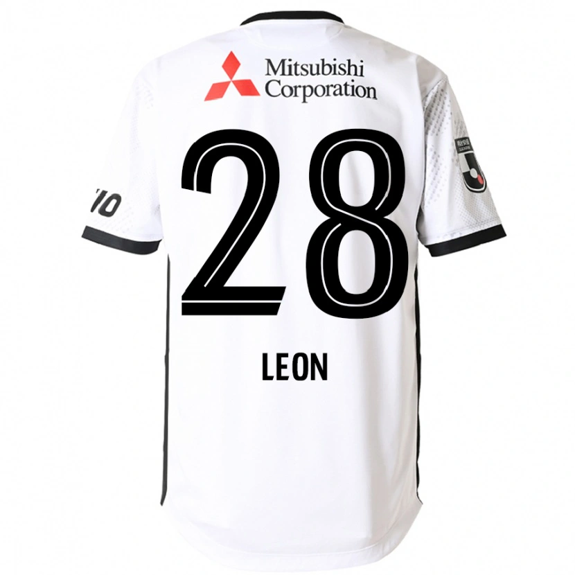 Danxen Barn Leon Nozawa #28 Vit Svart Bortatröja Matchtröjor 2025/26 Tröjor T-Tröja