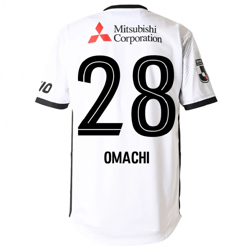 Danxen Barn Shugo Omachi #28 Vit Svart Bortatröja Matchtröjor 2025/26 Tröjor T-Tröja