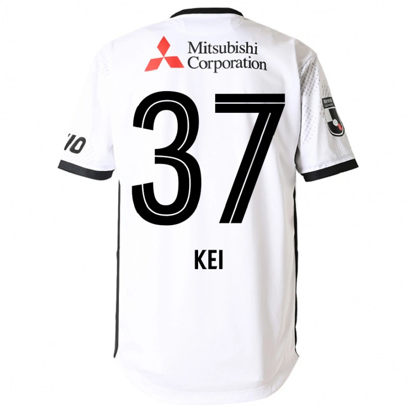 Danxen Barn Kei Koizumi #37 Vit Svart Bortatröja Matchtröjor 2025/26 Tröjor T-Tröja