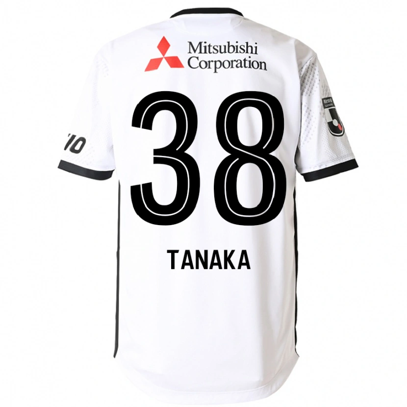 Danxen Barn Kio Tanaka #38 Vit Svart Bortatröja Matchtröjor 2025/26 Tröjor T-Tröja