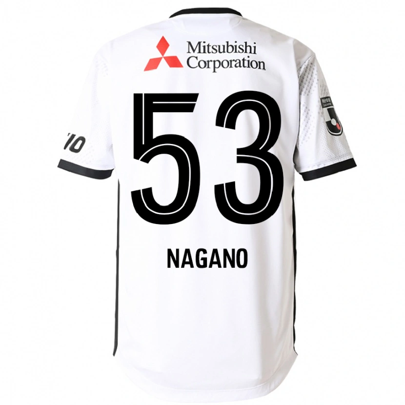 Danxen Barn Shuto Nagano #53 Vit Svart Bortatröja Matchtröjor 2025/26 Tröjor T-Tröja