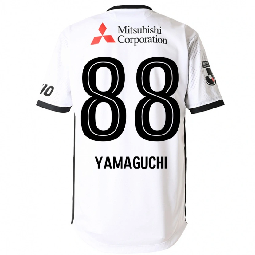 Danxen Barn Taiyo Yamaguchi #88 Vit Svart Bortatröja Matchtröjor 2025/26 Tröjor T-Tröja