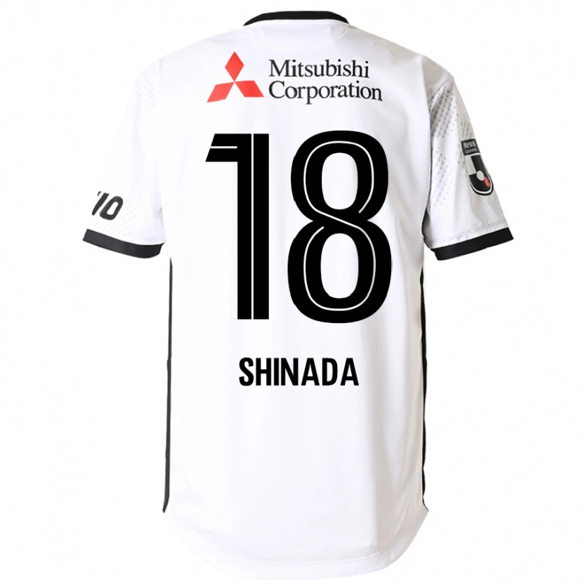 Danxen Barn Manato Shinada #18 Vit Svart Bortatröja Matchtröjor 2025/26 Tröjor T-Tröja