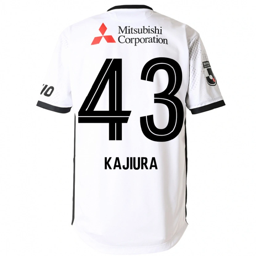 Danxen Barn Yuki Kajiura #43 Vit Svart Bortatröja Matchtröjor 2025/26 Tröjor T-Tröja