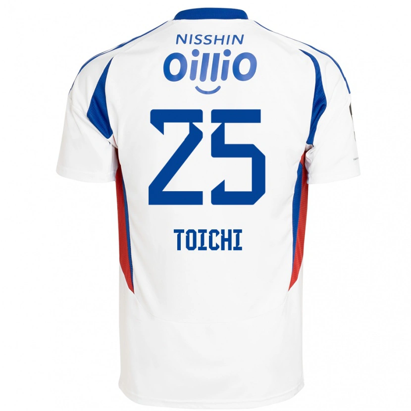 Danxen Barn Toichi Suzuki #25 Vit Kungsblå Bortatröja Matchtröjor 2025/26 Tröjor T-Tröja