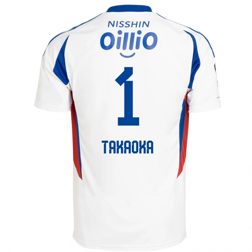 Danxen Barn Yohei Takaoka #1 Vit Kungsblå Bortatröja Matchtröjor 2025/26 Tröjor T-Tröja