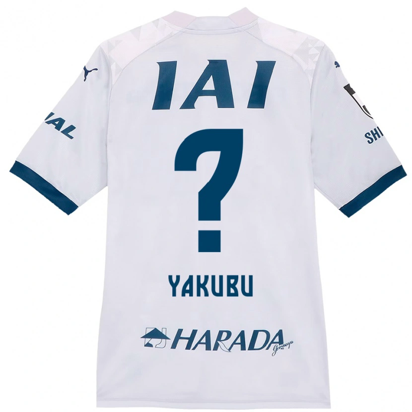 Danxen Barn Aziz Yakubu #0 Vit Kungsblå Bortatröja Matchtröjor 2025/26 Tröjor T-Tröja