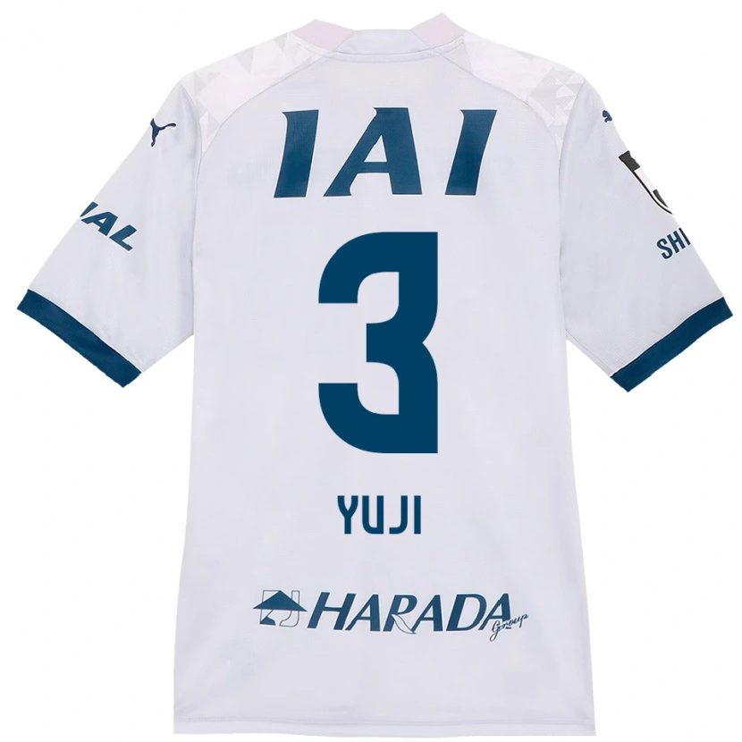 Danxen Barn Yuji Takahashi #3 Vit Kungsblå Bortatröja Matchtröjor 2025/26 Tröjor T-Tröja