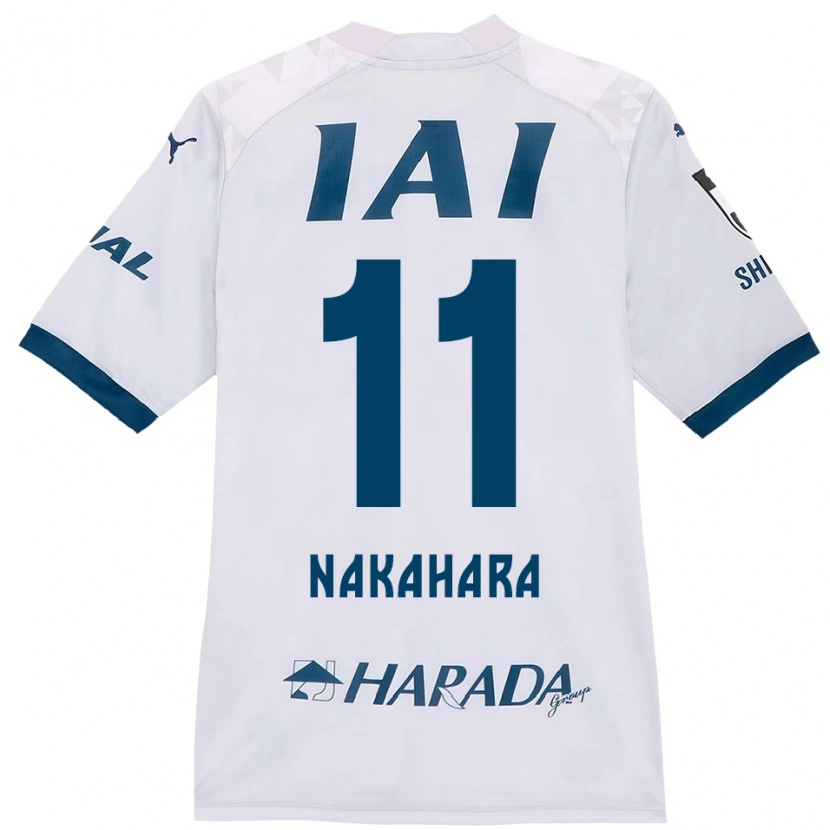 Danxen Barn Hikaru Nakahara #11 Vit Kungsblå Bortatröja Matchtröjor 2025/26 Tröjor T-Tröja