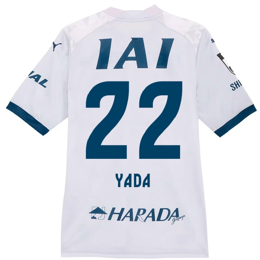 Danxen Barn Ryunosuke Yada #22 Vit Kungsblå Bortatröja Matchtröjor 2025/26 Tröjor T-Tröja