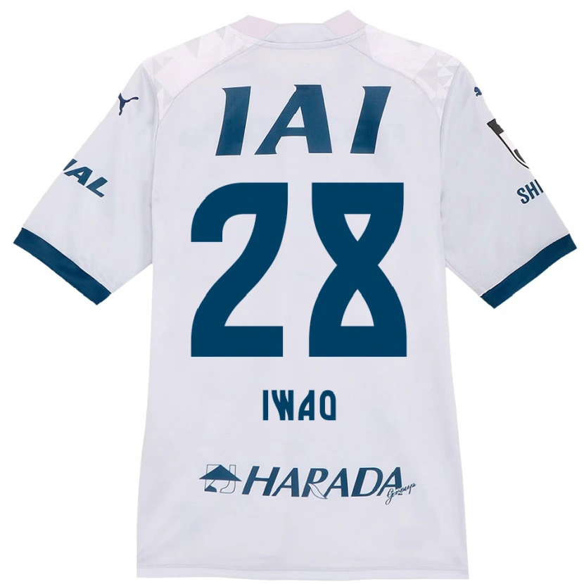 Danxen Barn Takeru Iwao #28 Vit Kungsblå Bortatröja Matchtröjor 2025/26 Tröjor T-Tröja