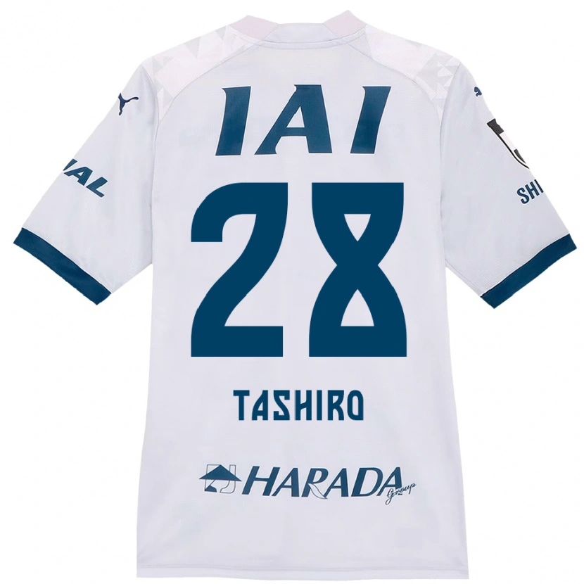 Danxen Barn Hiroto Tashiro #28 Vit Kungsblå Bortatröja Matchtröjor 2025/26 Tröjor T-Tröja