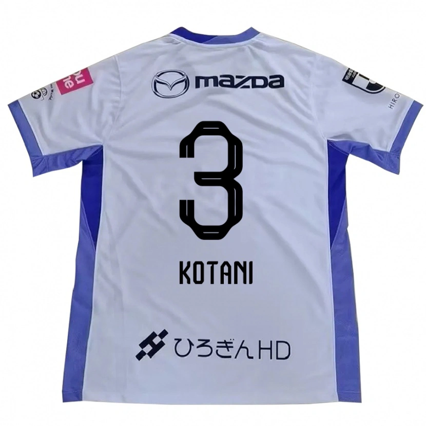 Danxen Barn Fuga Kotani #3 Vit Orange Bortatröja Matchtröjor 2025/26 Tröjor T-Tröja