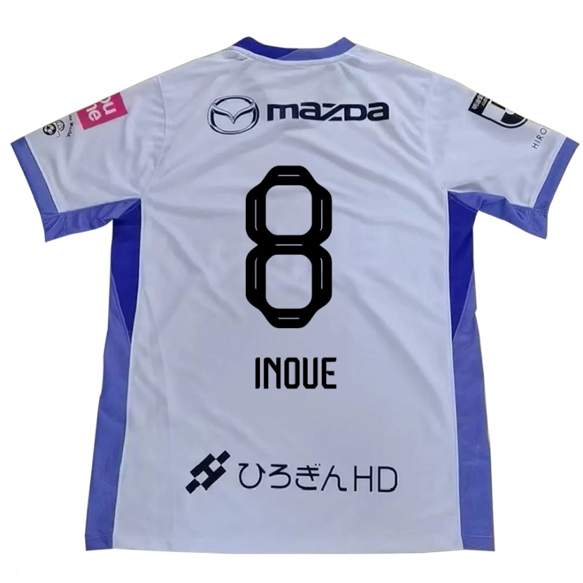 Danxen Barn Akashi Inoue #8 Lila Orange Bortatröja Matchtröjor 2025/26 Tröjor T-Tröja