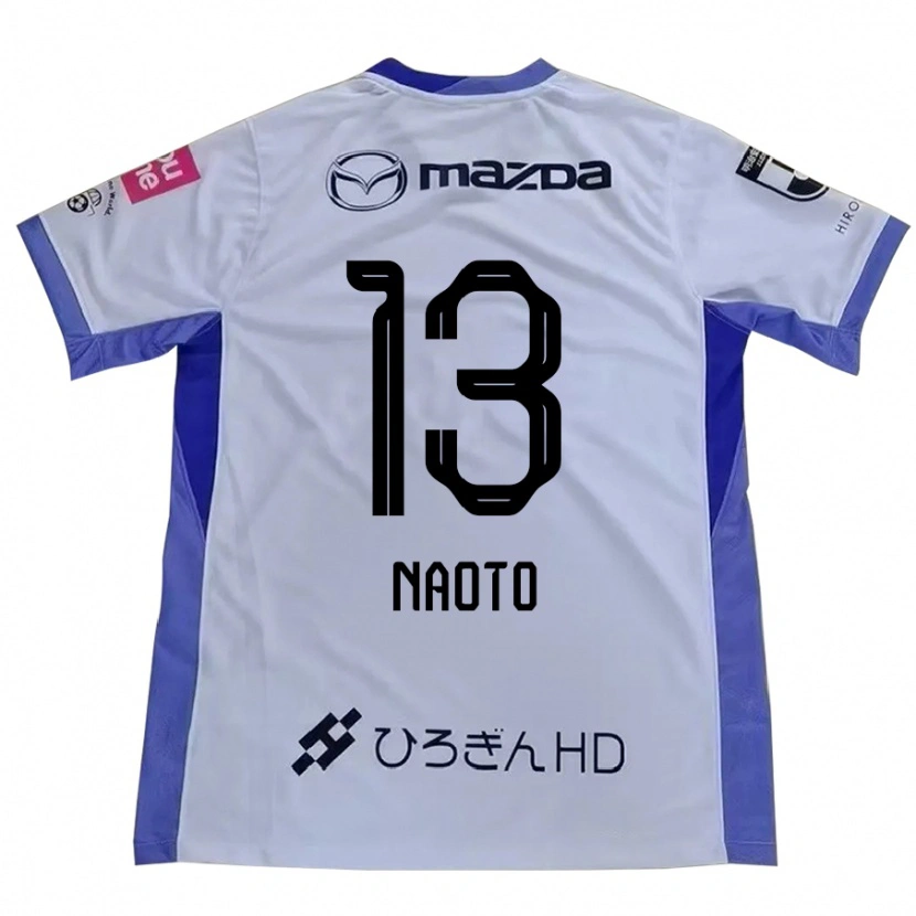 Danxen Barn Naoto Arai #13 Vit Orange Bortatröja Matchtröjor 2025/26 Tröjor T-Tröja