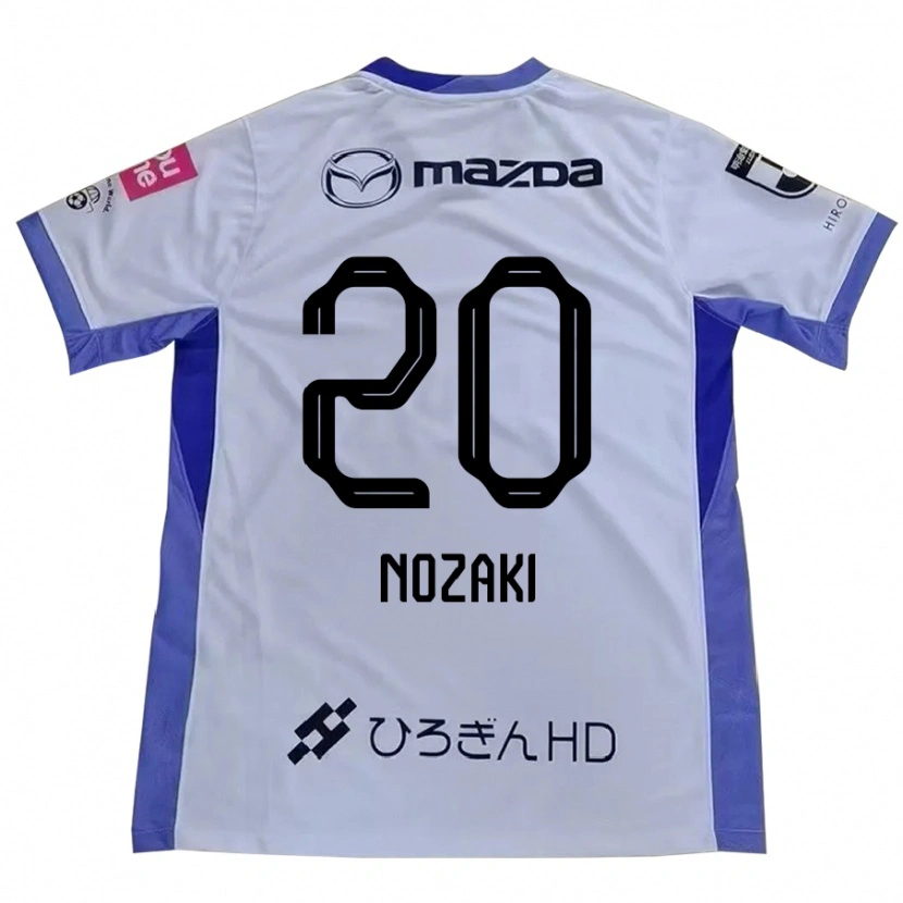 Danxen Barn Kota Nozaki #20 Vit Orange Bortatröja Matchtröjor 2025/26 Tröjor T-Tröja